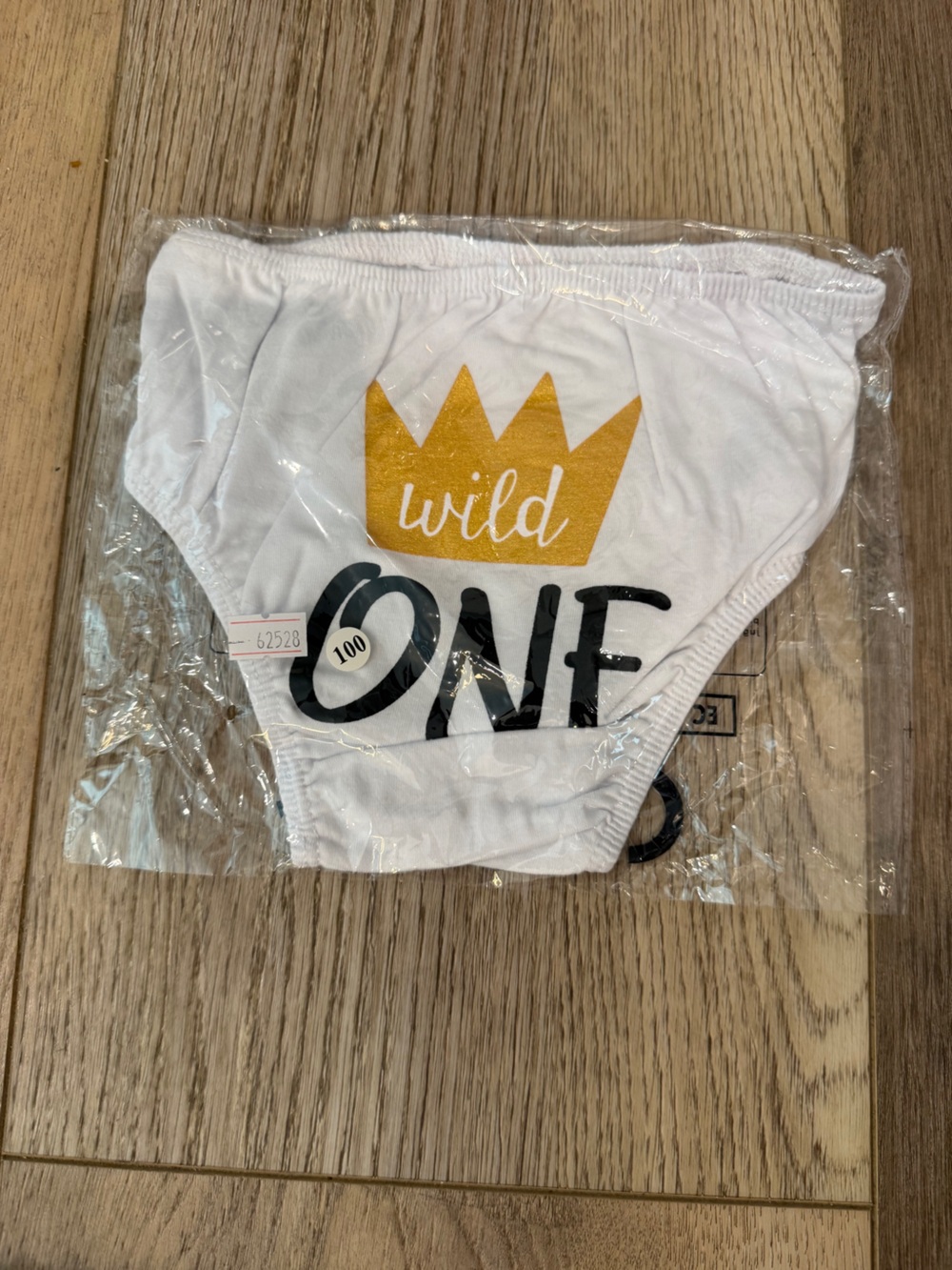 WILD ONE : White Bloomers for Baby